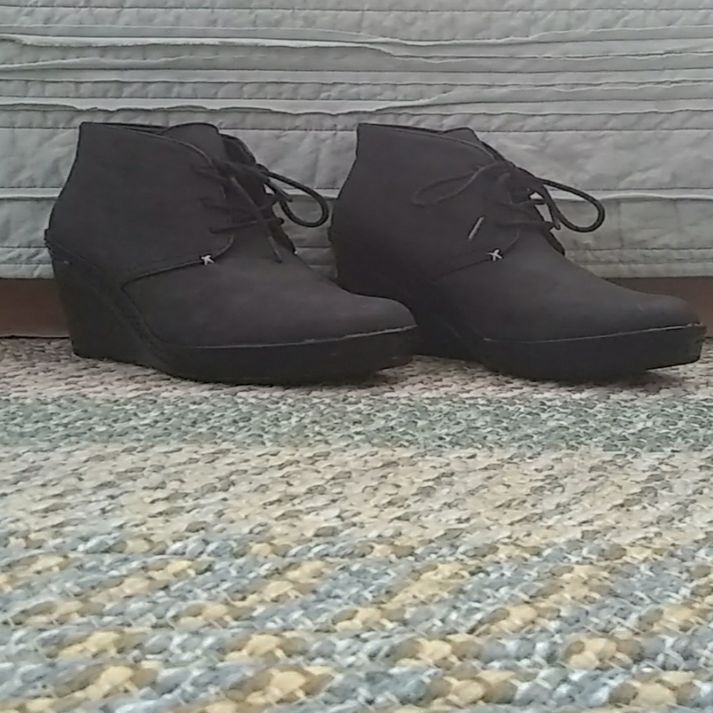 Dr. Scholl's Black Bethany Wedge Bootie